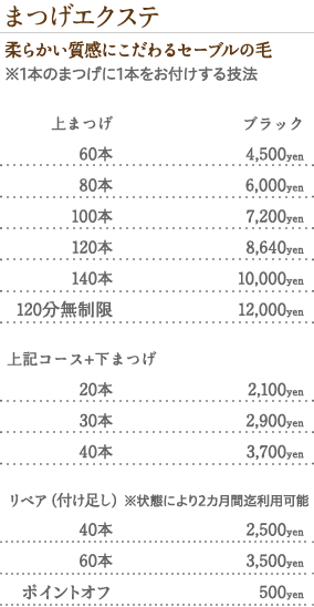 まつげエクステ